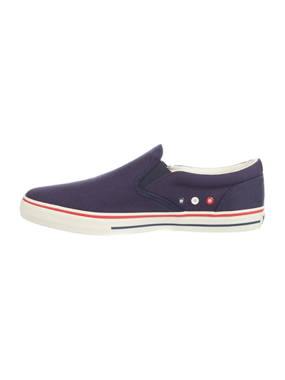 Tommy Jeans Slip-On Sneaker aus Canvas Blau 4