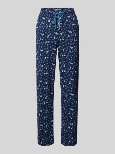 Christian Berg Woman Regular fit pyjamabroek met tunnelkoord Donkerblauw - 1