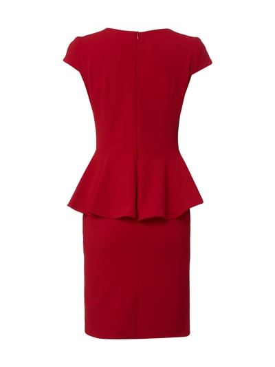 Runwind Übergrößen-Kleid (figurbetont) Mit 3/4-Ärmeln & Schößchen – Elegantes Etuikleid Für Business & Anlässe