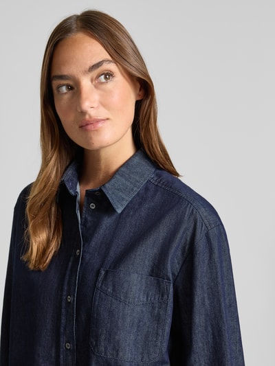 Weekend Max Mara Oversized jeansblouse van puur katoen, model 'OBBIA' Donkerblauw - 3