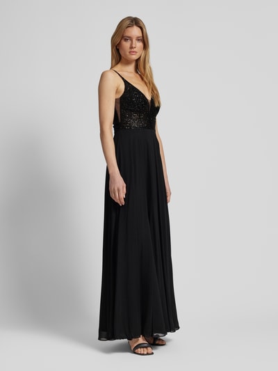 Hey Kyla Abendkleid mit Paillettenbesatz Black 1