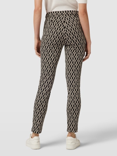 Christian Berg Woman Broek met all-over motief Zwart - 5