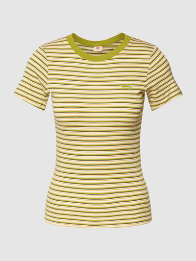 Levi's® T-Shirt mit Label-Detail Modell 'BABY' Lind 2