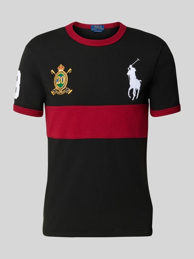 Polo Ralph Lauren T-shirt met labelstitching Zwart - 2