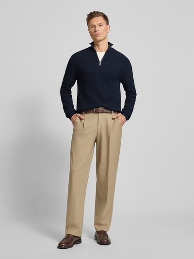 MCNEAL Sweter z dzianiny ze stójką Granatowy 1