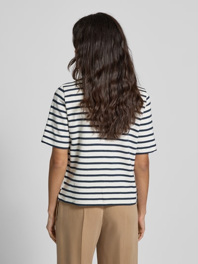 Marc O'Polo Regular fit T-shirt van puur katoen Donkerblauw - 5