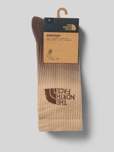 The North Face Socken mit Label-Print Modell 'Everyday' im 2er-Pack Khaki 3