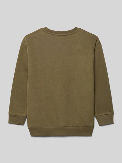 Blue Seven Sweatshirt met ribboorden Olijfgroen - 3