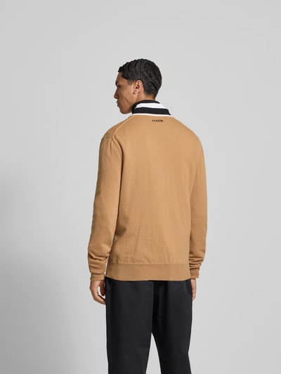 Marni Pullover in Strick-Optik aus Schurwolle Beige 5