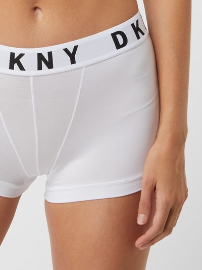 DKNY Onderbroek met logo in band  Wit - 4