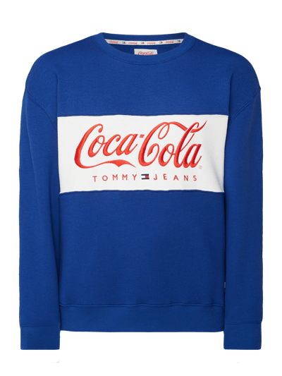 Tommy Jeans Tommy Jeans x Coca Cola Sweatshirt mit Stickerei dunkelblau online kaufen