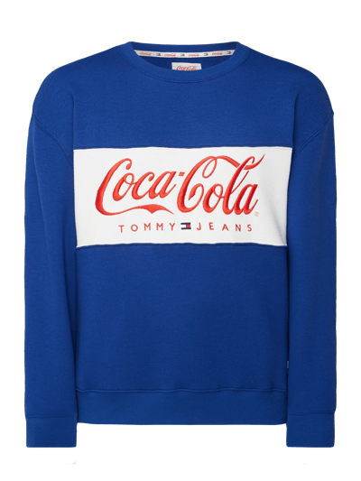 Tommy Jeans Bluza z haftem Tommy Jeans x Coca Cola®  Ciemnoniebieski 2