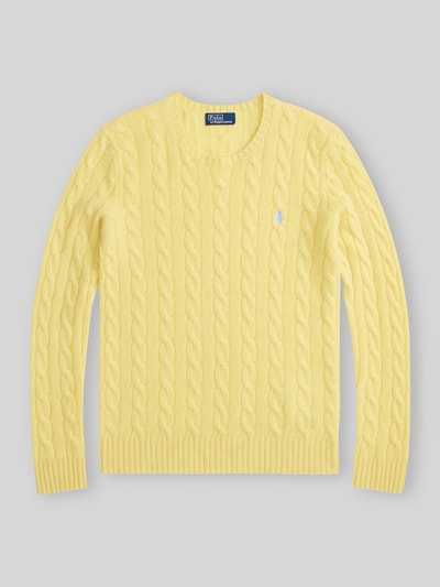 Polo Ralph Lauren Regular Fit Pullover aus Woll-Kaschmir-Mix 'JULIANNA' GELB 2