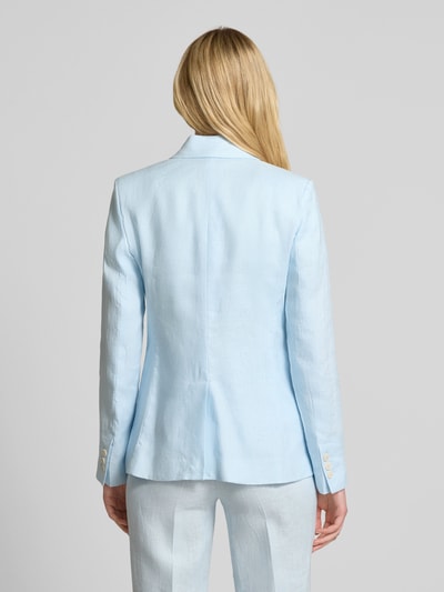 Mango Leinenblazer mit Reverskragen Modell 'BORELI' Hellblau 5