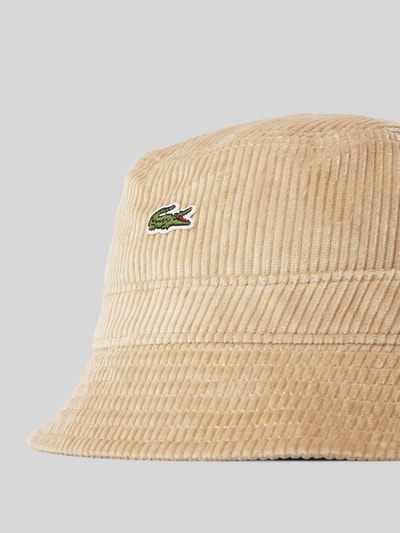 Lacoste Fischerhut aus Cord Beige 2