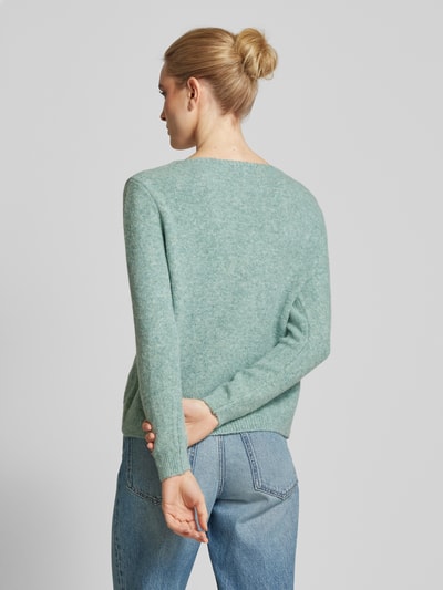 ZABAIONE Strickpullover mit gerippten Abschlüssen Mint 5