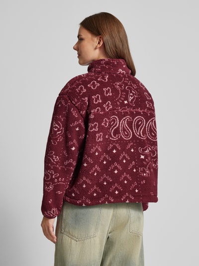 Levi's® Sweatshirt met schipperskraag, model 'CANYON' Bordeaux - 5