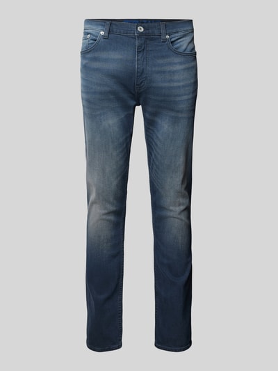 Hugo Blue Slim Fit Jeans im 5-Pocket-Design Modell 'Zane' Dunkelblau 1