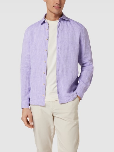 Leinenjacke Herren Übergangsjacke - Leicht Sportlich Langarm Einfarbig Freizeitjacke