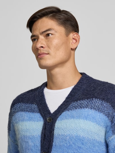 Scotch & Soda Strickjacke mit V-Ausschnitt Marine 3