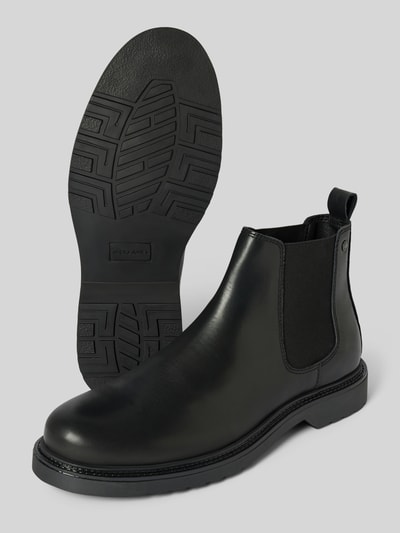 Jack & Jones Chelsea boots van echt leer Zwart - 4