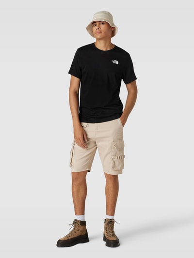 The North Face T-Shirt mit Label-Print Black 1