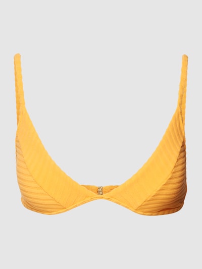 Billabong Bikini-Oberteil mit Strukturmuster Modell 'CHARLIE' Orange 2