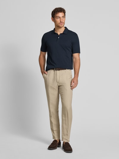 Marc O'Polo Regular Fit  Poloshirt aus reiner Baumwolle Marine 1