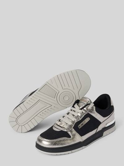 PLEIN SPORT Sneakersy z efektem metalicznym model ‘VIPER III’ Srebrny 4