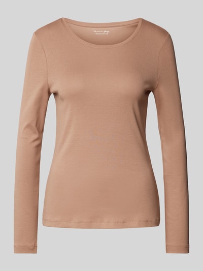 Christian Berg Woman Longsleeve mit Rundhalsausschnitt Taupe 2