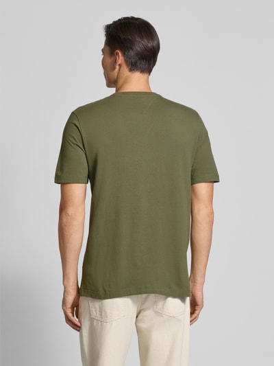 Tommy Hilfiger Regular Fit T-Shirt aus reiner Baumwolle Oliv 5
