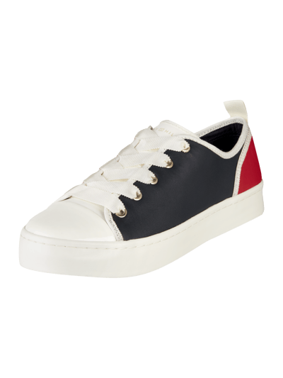 Tommy Hilfiger Sneaker 'Jupiter' aus Leder in Logo-Farben Dunkelblau 1