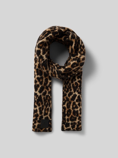 Anine Bing Wollschal mit Alpaka-Anteil Mittelbraun 2