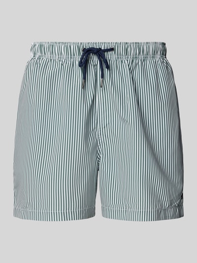 MCNEAL Badehose mit elastischem Bund Dunkelgruen 1