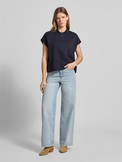 Marc O'Polo DENIM Koszulka polo o kroju regular fit z czystej bawełny Granatowy 1