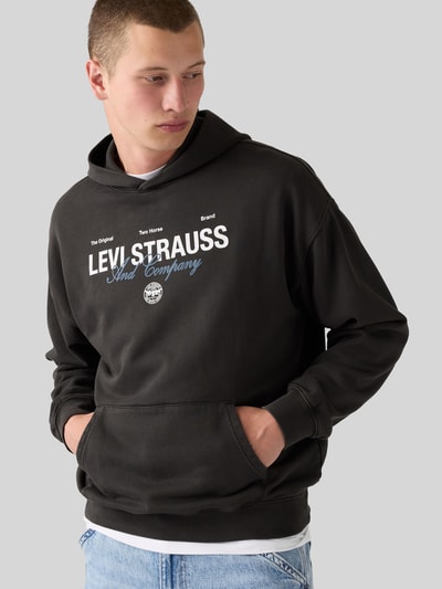 Levi's® Relaxed Fit Hoodie aus Baumwoll-Mix Graphit 1