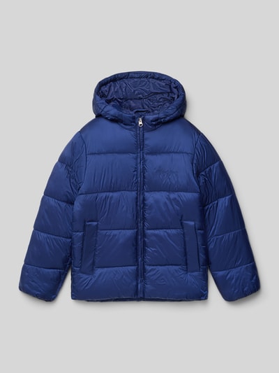 Jack & Jones Regular fit gewatteerd jack met statementstitching, model 'Jorno' Blauw - 1