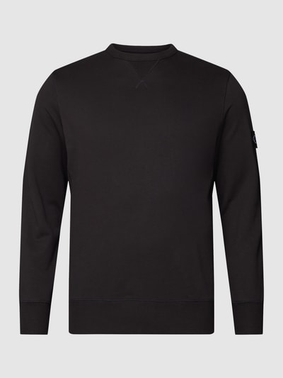 CK Jeans Plus PLUS SIZE Sweatshirt mit Label-Patch Black 2