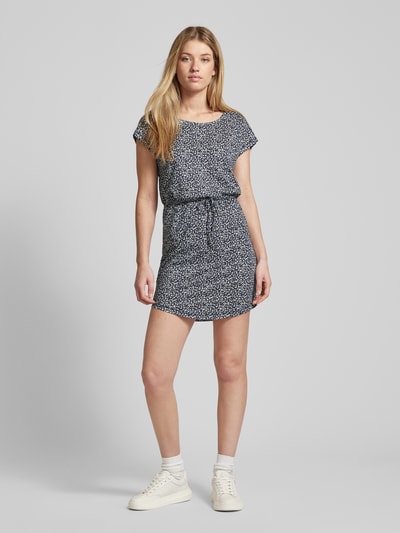 ONLY Minikleid mit Allover-Muster Modell 'MAY' Marine 1