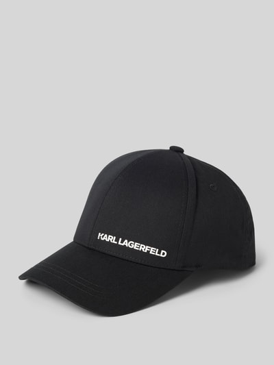 Karl Lagerfeld Baseballpet met labelprint Zwart - 1