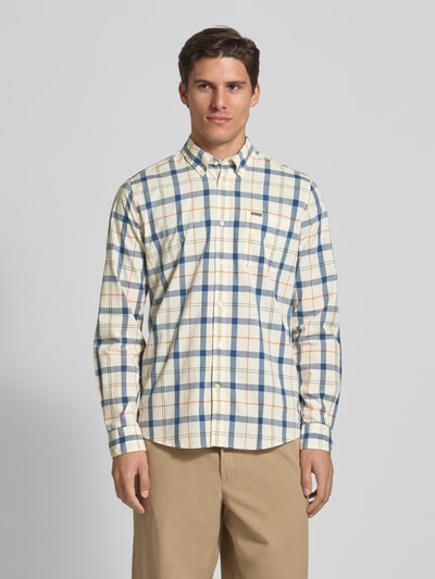 Barbour Regular Fit Freizeithemd aus reiner Baumwolle Sand 4