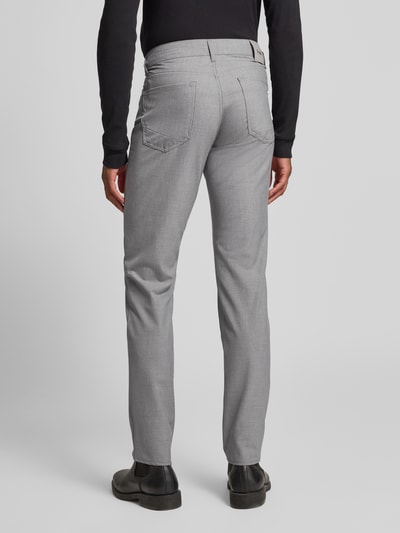 Brax Spodnie materiałowe o kroju straight fit z 5 kieszeniami Srebrny 5