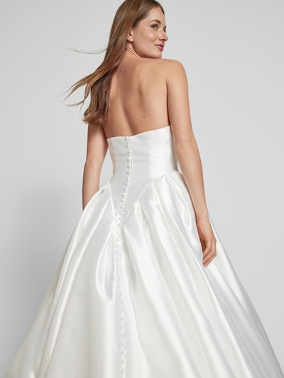 Luxuar Abendkleid im Off-Shoulder-Look Offwhite 6