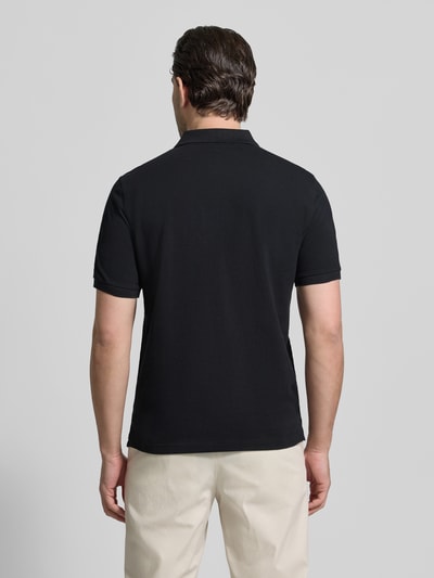 GANT koszulka polo o kroju slim fit z wyhaftowanym logo Czarny 5