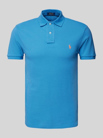 Polo Ralph Lauren Slim fit poloshirt met logostitching Koningsblauw - 2