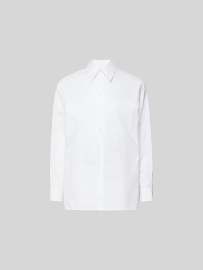 MM6 Maison Margiela Freizeithemd mit Knopfleiste Weiss 2