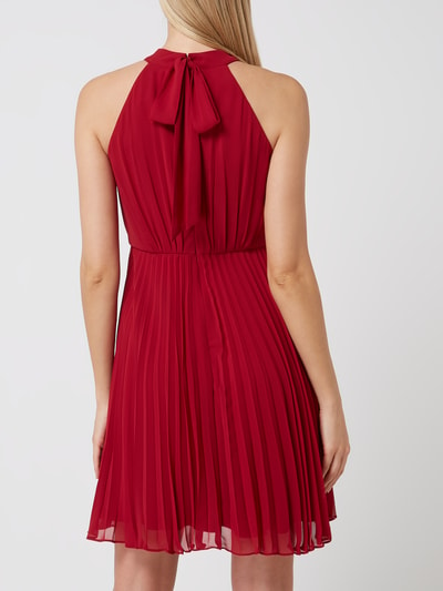 Jake*s Cocktail Cocktailkleid mit Plisseefalten  Rot Melange 5