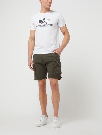 Alpha Industries Korte cargobroek met stretch Antraciet - 1