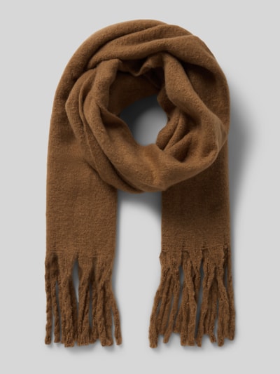 Kurt Beines Sjaal met franjes Camel - 1