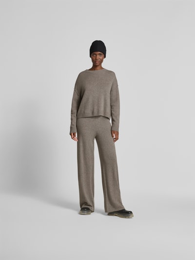 Juvia Wollpullover mit Kaschmir-Anteil Dunkelgrau Melange 1